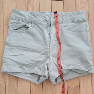 Refuge Women's High Waist Tan Shorts